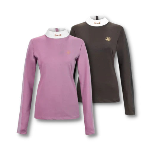 Equestrian Queen  Long Sleeve Competition  Shirt CHARLOTTE